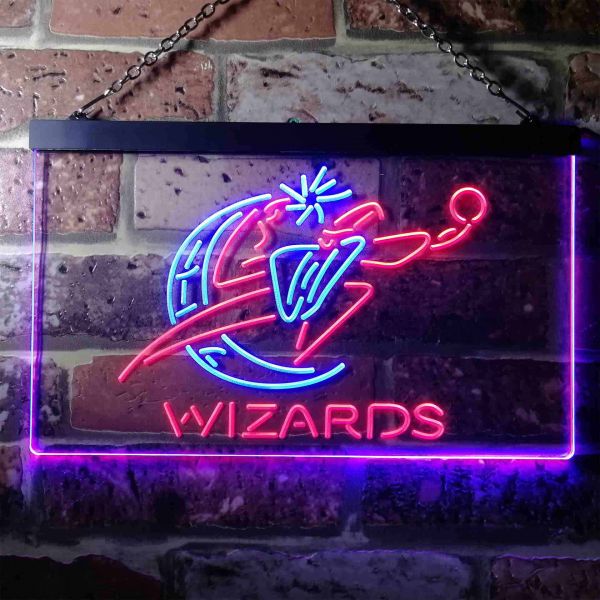 Washington Wizards Logo Neon Dual LED Sign